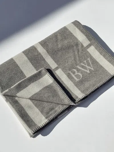 Brochu Walker The Bw Blanket In Sterling Grey Combo