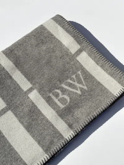 Brochu Walker The Bw Blanket In Sterling Grey Combo
