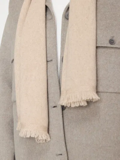 Brochu Walker The Cashmere Neck Scarf In Ash Taupe Mélange