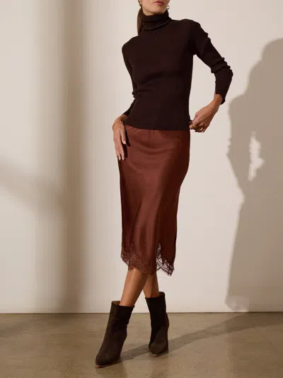 Brochu Walker The Clara Silk Skirt In Acacia