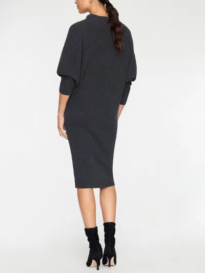 Brochu Walker The Clede Sweater Dress In Dark Charcoal Mélange