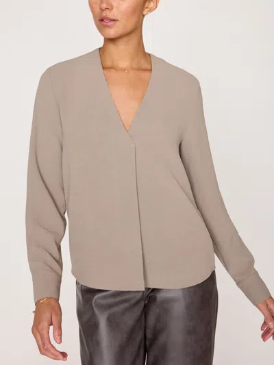 Brochu Walker The Elena Blouse In Farrow