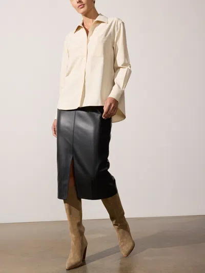 Brochu Walker Esme Skirt In Black Onyx