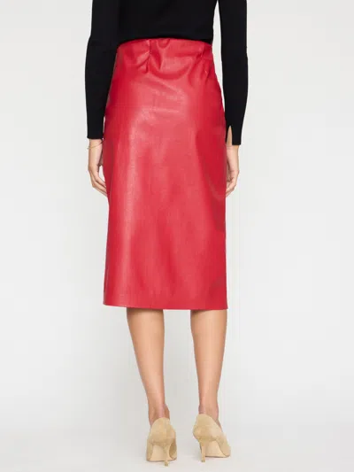 Brochu Walker The Esme Skirt In Crimson