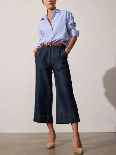 Brochu Walker The Everyday Shirt In Blue Stripe