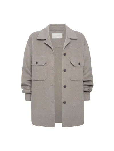 Brochu Walker The Ezra Shirt Jacket In Briam Mélange