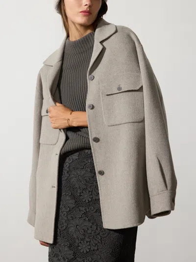 Brochu Walker The Ezra Shirt Jacket In Briam Mélange