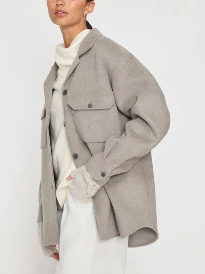 Brochu Walker The Ezra Shirt Jacket In Briam Mélange
