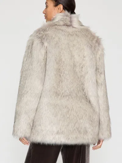 Brochu Walker The Faye Faux Fur Jacket In Arctic