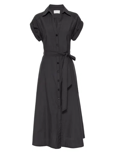 Brochu Walker Fia Belted Dress In Washed Black