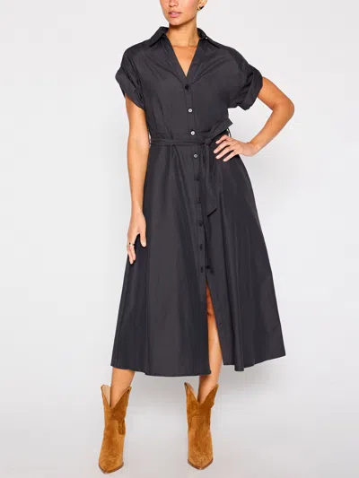 Brochu Walker Fia Belted Dress In Washed Black