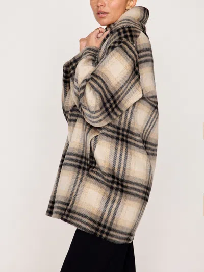 Brochu Walker Finley Plaid Coat In Heritage Plaid