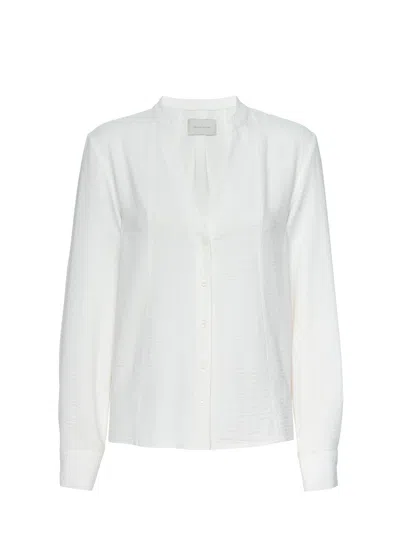 Brochu Walker The Galey Blouse In Salt White