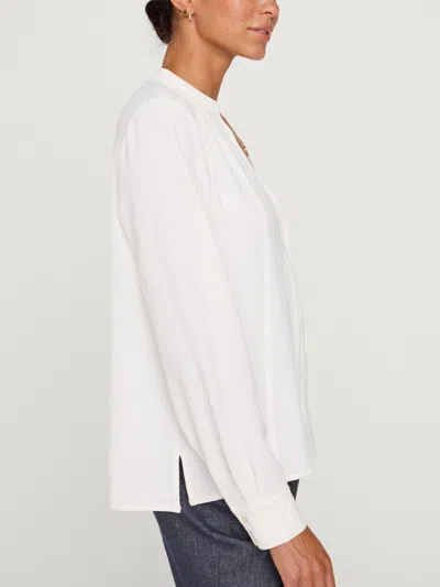 Brochu Walker The Galey Blouse In Salt White