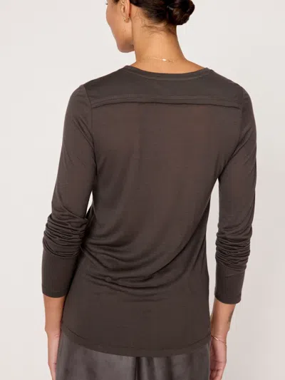 Brochu Walker The Georgie Long Sleeve Tee In Wren