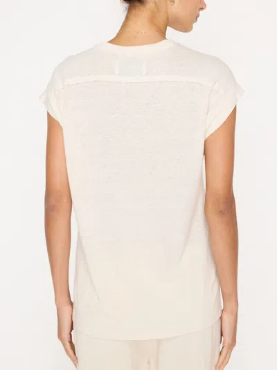 Brochu Walker The Georgie Tee In Tallow Beige