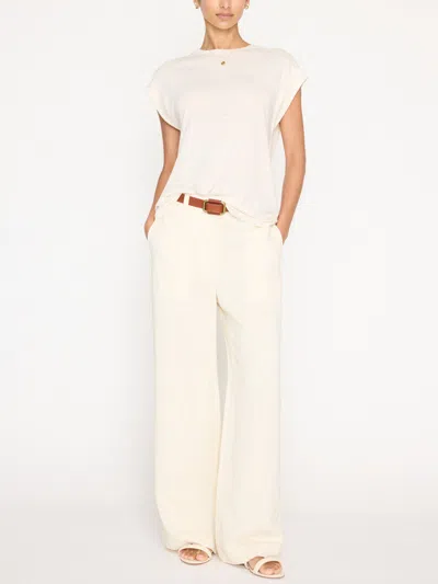Brochu Walker The Georgie Tee In Tallow Beige