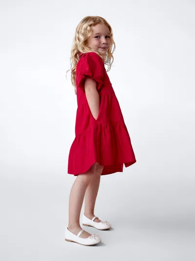Brochu Walker The Girls Havana Mini Dress In Carmine Red