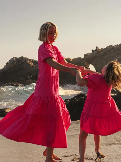 Brochu Walker The Girls Havana Mini Dress In Hot Pink