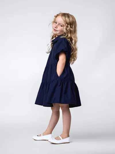 Brochu Walker The Girls Havana Mini Dress In Navy