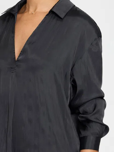 Brochu Walker The Hailee Blouse In Black Onyx