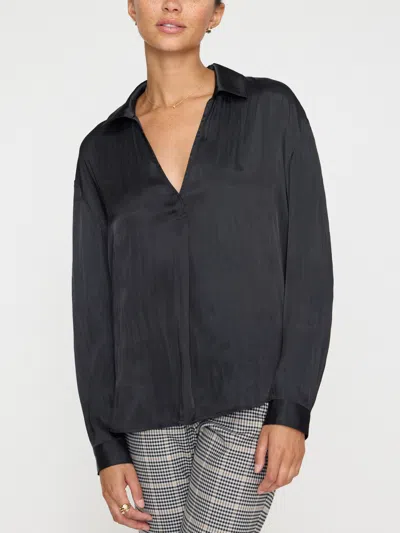 Brochu Walker The Hailee Blouse In Black Onyx