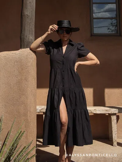 Brochu Walker The Havana Dress In Washed Black