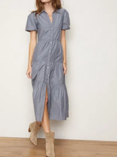 Brochu Walker The Havana Dress In Washed Slate