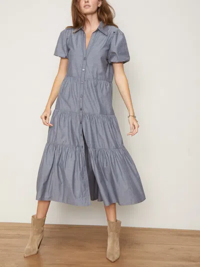 Brochu Walker The Havana Dress In Washed Slate