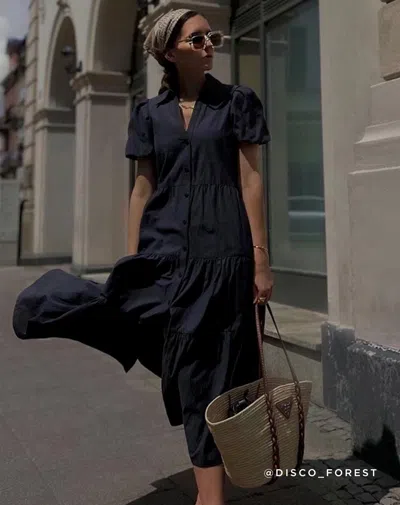 Brochu Walker The Havana Dress In Navy