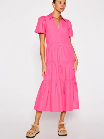 Brochu Walker The Havana Dress In Hot Pink