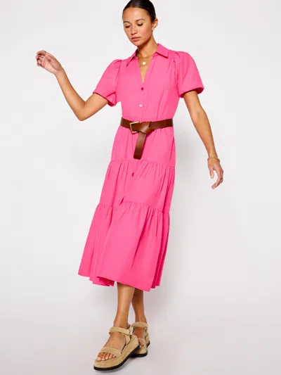 Brochu Walker The Havana Dress In Hot Pink