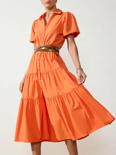 Brochu Walker Havana Dress In Tangerine