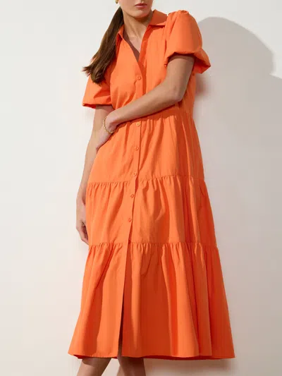 Brochu Walker Havana Dress In Tangerine