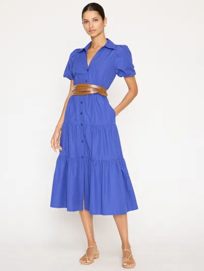 Brochu Walker The Havana Dress In Cobalt