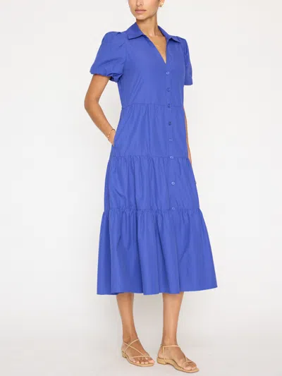 Brochu Walker The Havana Dress In Cobalt