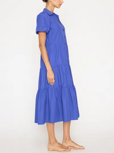 Brochu Walker The Havana Dress In Cobalt
