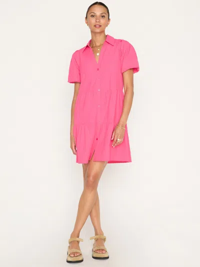 Brochu Walker The Havana Mini Dress In Hot Pink