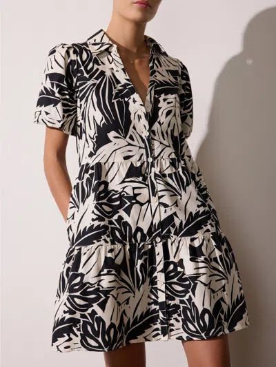 Brochu Walker The Havana Mini Dress In Palm Combo