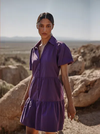 Brochu Walker The Havana Mini Dress In Violetta