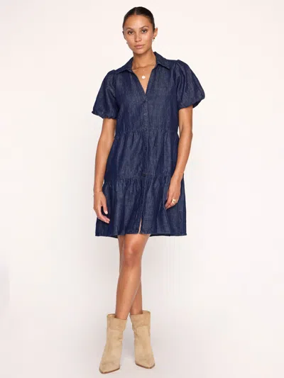 Brochu Walker The Havana Mini Indigo Dress In Indigo