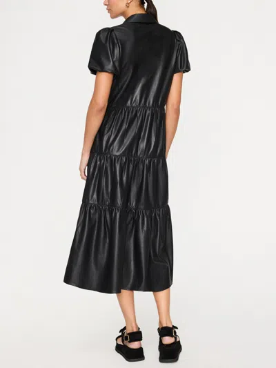 Brochu Walker The Havana Vegan Leather Dress In Black Onyx