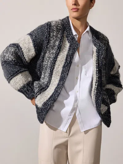 Brochu Walker The Illia Handknit Cardigan In Cosmos Combo
