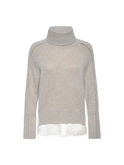 Brochu Walker The Jolie Fringe Layered Looker In Light Chia Melange With White Underlayer