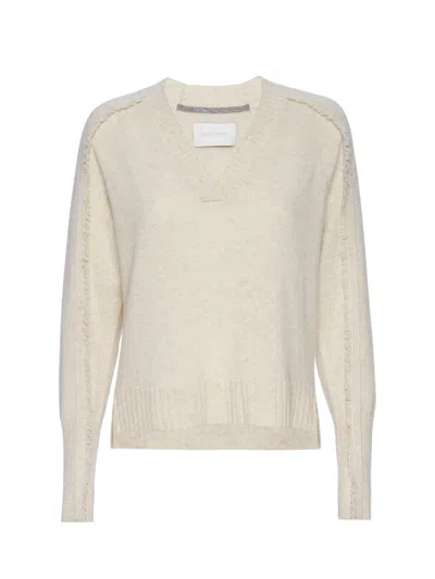 Brochu Walker The Jolie Fringe Vee In Bisque Mélange