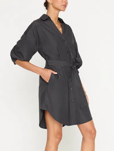 Brochu Walker The Kate Belted Dress In Washed Black
