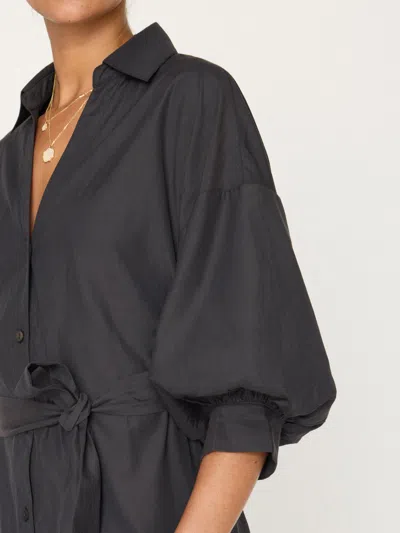 Brochu Walker The Kate Belted Dress In Washed Black