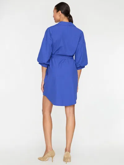 Brochu Walker The Kate Belted Dress In Cobalt