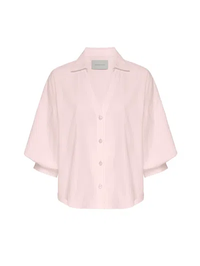 Brochu Walker The Kate Shirt In Rose Quartz