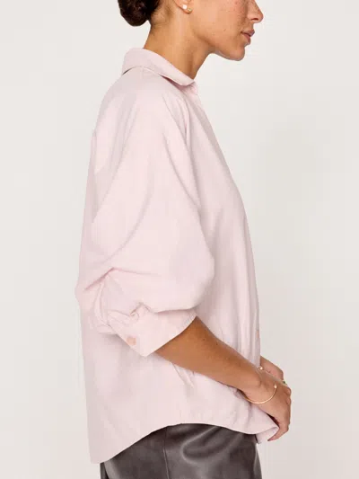 Brochu Walker The Kate Shirt In Rose Quartz